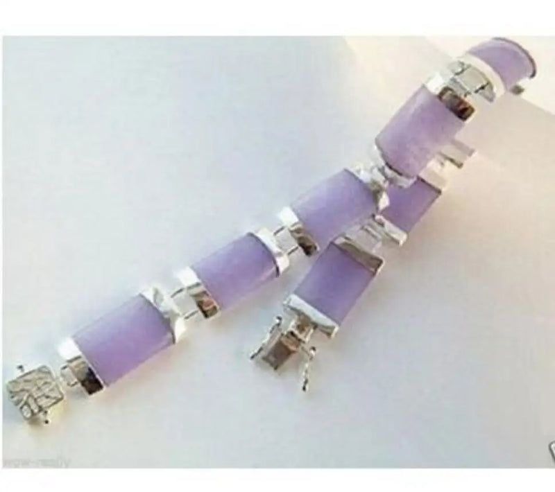 Purple Stone Fortune Bracelet Bangle