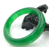 Chinese Natural Nephrite Green Bangle Bracelet Fine Jewelry