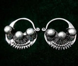 Miao Silver Filigree Ball Earrings Retro Vintage Style Jewelry