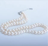 8-9mm Natural Freshwater Pearl Necklace for Women Beads Jewelry