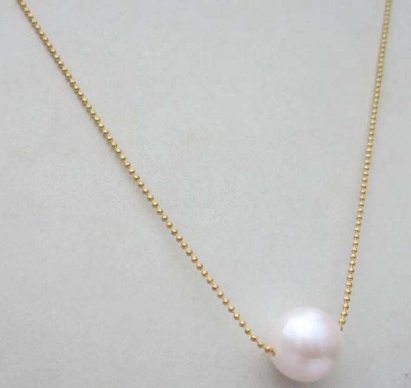 AAA 11-12mm South Sea Pearl Pendant + Necklace