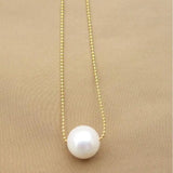 AAA 11-12mm South Sea Pearl Pendant + Necklace