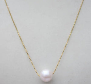 AAA 11-12mm South Sea Pearl Pendant + Necklace