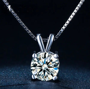 925 Silver Austrian Crystal Choker Necklace