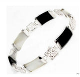 Natural Stone & White Shell Fortune Luck Bracelet - Bride Jewel