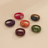 Sweet Wind Macarone Peach Heart Ring