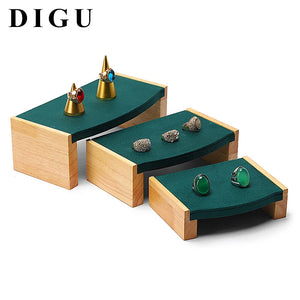 Wooden Jewelry Display Stand for Earrings, Necklace, Rings