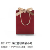 Jewelry Handbag Paper Bag with Ribbon, Customizable Print