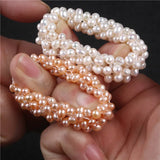 Freshwater Pearl Elastic Hair Rope Jewelry