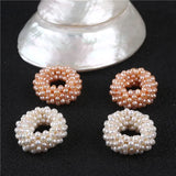 Freshwater Pearl Elastic Hair Rope Jewelry