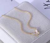 Butterfly Shape Mother Shell Necklace