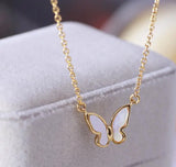 Butterfly Shape Mother Shell Necklace