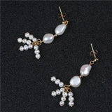 Keshi Pearl Potato Earrings for Women