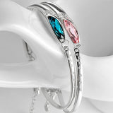 Zircon Crystal Bracelet 925 Sterling Silver
