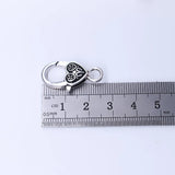 Heart-Shaped Metal Lobster Clasp Jewelry Accessories