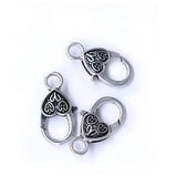Heart-Shaped Metal Lobster Clasp Jewelry Accessories