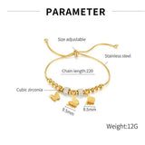 Fashion Stainless Steel Butterfly Drawcord Bracelet