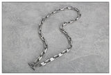 Square OT Buckle Punk Hip Hop Stainless Steel Necklace