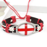 England Flag Charm Bracelets - Punk Style