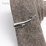 Copper Stainless Clips Beard Tie Bar Whale Shark - Men's Gift