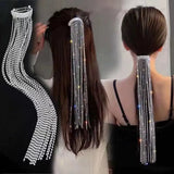 Rhinestone Tassel Hairpin Crystal Jewelry Accessory