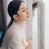 Rhinestone Tassel Hairpin Crystal Jewelry Accessory