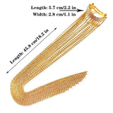 Rhinestone Tassel Hairpin Crystal Jewelry Accessory