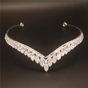Zircon Crown Tiara Bridal Wedding Crown Jewelry Hair Accessories
