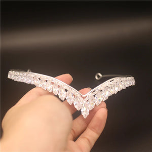Zircon Crown Tiara Bridal Wedding Crown Jewelry Hair Accessories