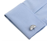 Men Funny Cufflinks for Shirt Gift for Party Protractor High Copper