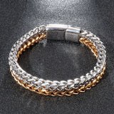 Titanium Steel Double-Layer Chain Men's Bracelet
