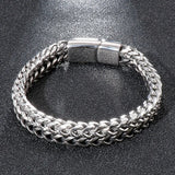 Men's Titanium Steel Double-Layer Chain Bracelet