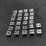 Metal Engraving 5mm 3D Big Hole Beads Charm Pendant