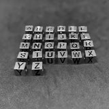 Metal Engraving 5mm 3D Big Hole Beads Charm Pendant