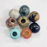 Mixed Natural Stone Round Beads for Jewelry Making Charm Necklace Bracelet
