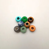 Mixed Natural Stone Big Hole Beads for Jewelry Making 12MM 24Pcs