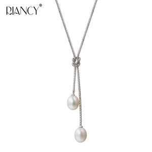 Freshwater Pearl Pendant 925 Sterling Silver Necklace Bridal