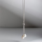 Freshwater Pearl Pendant 925 Sterling Silver Necklace Bridal