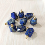 Lapis Lazuli Perfume Bottle Pendants 3pcs/lot
