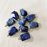 Lapis Lazuli Perfume Bottle Pendants 3pcs/lot
