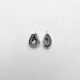 Natural Agates 6pc Edging Irregular Different Size Necklace Pendant