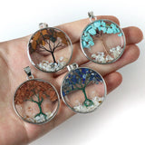 Tree of Life Pendulum Pendants for Necklace Making