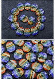 7 Chakra Layered Shape Hand Game Stone for Men Women
