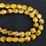 Natural Stone Double Sided Cutting Irregular Beads 16pcs 10x12MM