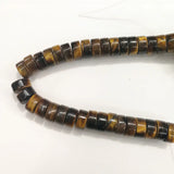Natural Tiger Eye Stone Septum Beads 62pcs/lot for Jewelry Making