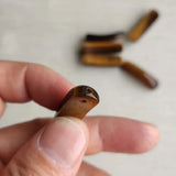 Tiger Eye Stone Oval Shape Pendants for Bracelets Making 6pcs/lot