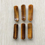 Tiger Eye Stone Oval Shape Pendants for Bracelets Making 6pcs/lot