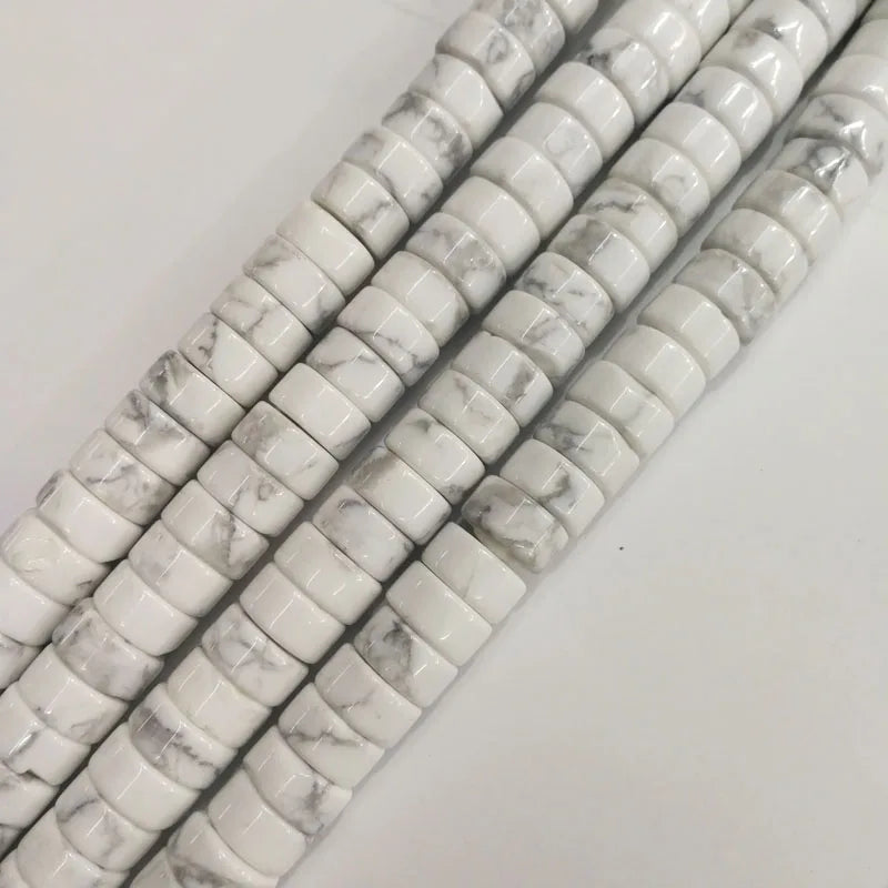 Natural Calaite Stone Septum Beads for Jewelry Making