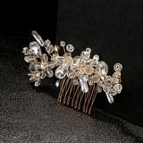 Beaded Rhinestone Hair Comb Daily Wear Hair Clip