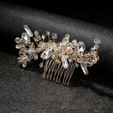 Beaded Rhinestone Hair Comb Daily Wear Hair Clip